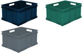 keeeper Aufbewahrungsbox Euro-Box M bruno eco, grau Farbe: eco-grey, 16 Liter, aus 100% Recyclingkunststoff, - 1 Stück (1546113800000) von Keeeper