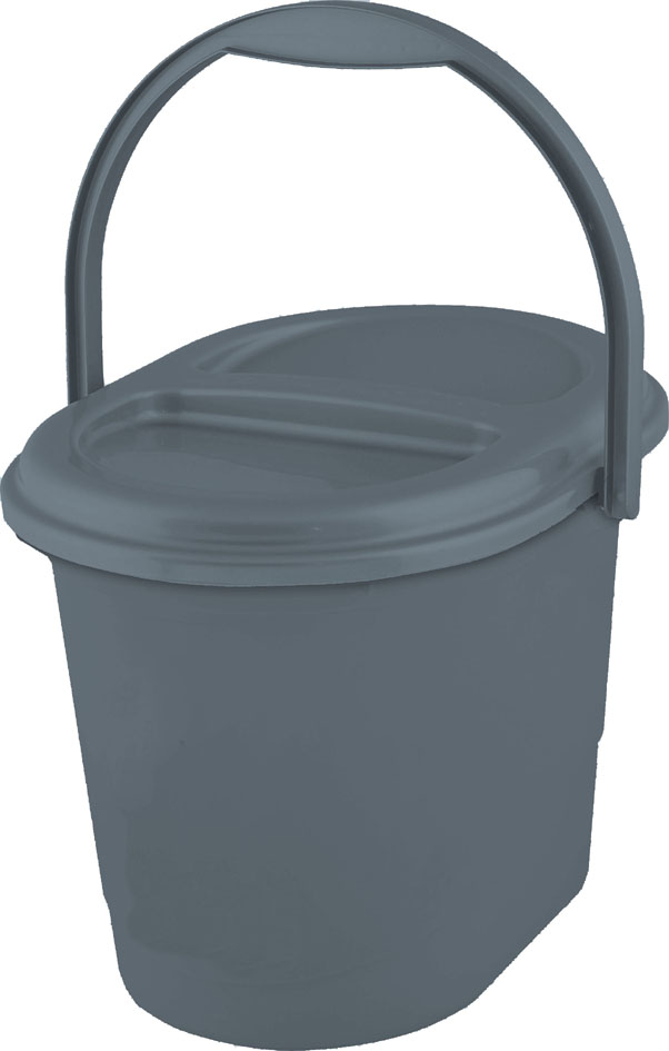 keeeper Bio-Abfalleimer elsa, 13 Liter, eco-grey von Keeeper