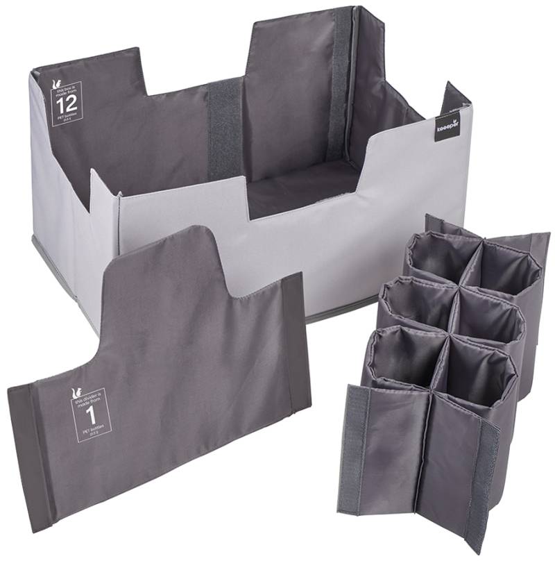 keeeper Einkaufsorganizer-Set , neo, , Größe XL, graphite von Keeeper
