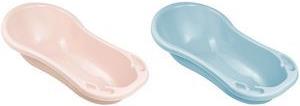 keeeper kids Babywanne wiktoria pure, 840 mm, nordic-pink aus PP, mit zwei Ablagefächern, - 1 Stück (1033458100000) von Keeeper