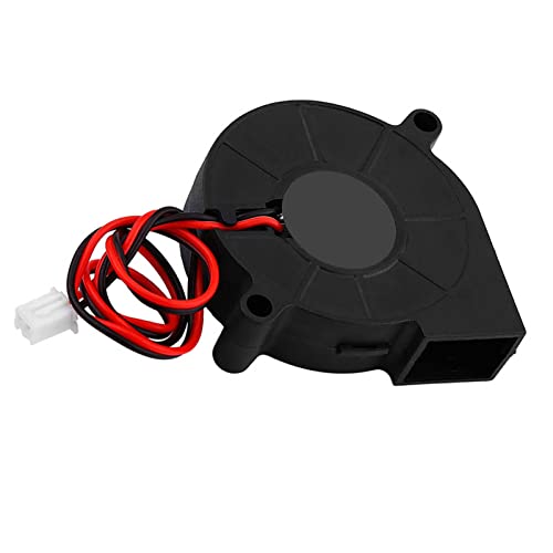 12 V 50 * 15 Mm Blow Radial Cooling Lüfter Hohe Präzision Turbofan -Kühlerkit für 3D -Drucker Sicher und Langlebig (24V) von Keenso