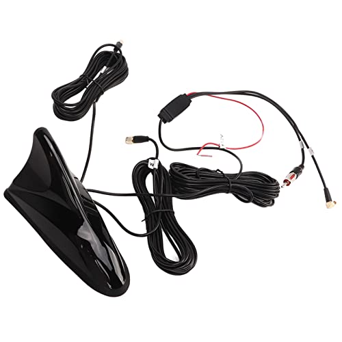 12 V Haifischflosse Antenne GPS DAB FM WiFi Hohe Empfindlichkeit 5 M Kabellänge Universal Radioantenne von Keenso