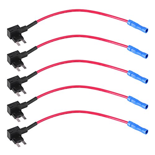 5pcs 12V Auto fügen einen Stromkreis-Sicherungs-Hahn hinzu, Keenso Automotive fügen einen Stromkreis-Sicherungs-Adapter-Blatt-Sicherungs-Halter hinzu(Mini Type) von Keenso