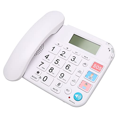 Älteres Handy mit Großem Button LCD -Display für Senioren, High Definition -Voice Festnetz von Keenso