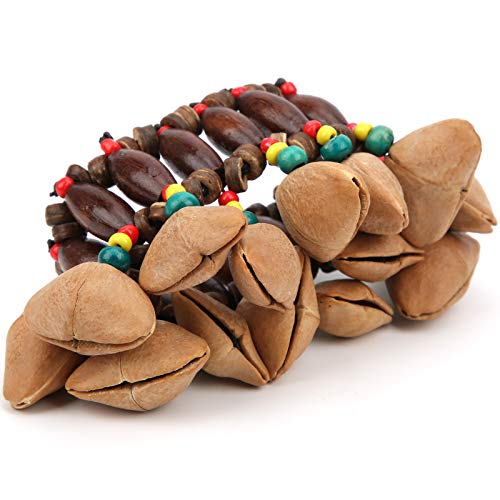 Afrikanisches Trommel-Armband, Nussschalen-Trommel-Armband, Handglocken-Percussion-Armband, Handgemachtes Nussschalen-Handglocken-Percussion-Musikinstrumentenzubehör, Afrikanisches Trommel-Armband, Nussschalen-Trommel-Armband, Handglocken-Percussion-Armband, Handgemachtes Nussschalen-Handglocken-Percussion-Musikinstrumentenzubehör, von Keenso