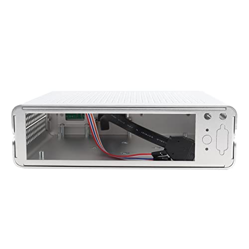 Aluminium HTPC-Gehäuse Praktisch zu Verwenden, um mit Horizontalen, Vertikalen und Wand Montierten Platzierung für Wohnzimmercomputer, Selbstbedienungsanschlüsse zu Verwenden (USB3.0) von Keenso