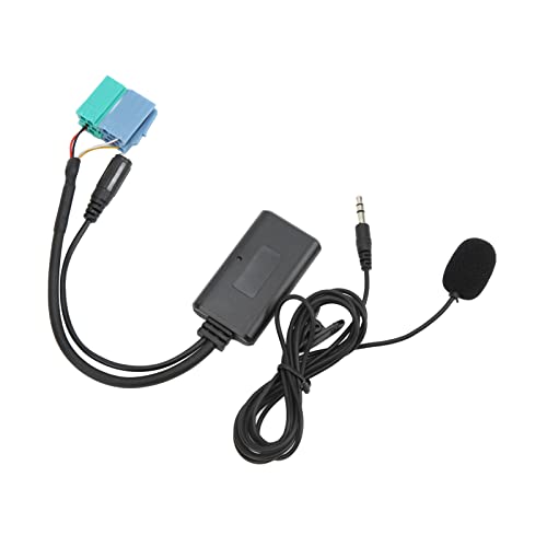Keenso Auto Bluetooth AUX Modul, Auto Wireless Audio AUX Input Adapter Kabel Bluetooth 5.0 mit Mikrofon Ersatz für Auto-Bluetooth-Kits von Keenso