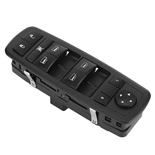 Autofensterschalter, Vorne Linker Stromfensterschalter 68039999AA Matt Black Taste für Grand Caravan/Reise Geeignet von Keenso