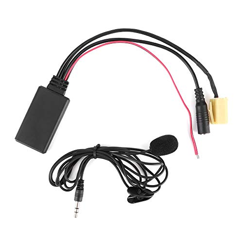 Autoradio-Audiokabel, Auto 59,1 Zoll Bluetooth-Radio-Audiokabel Freisprecheinrichtung Auto-AUX-Adapter mit Mikrofon Passend für 159 von Keenso