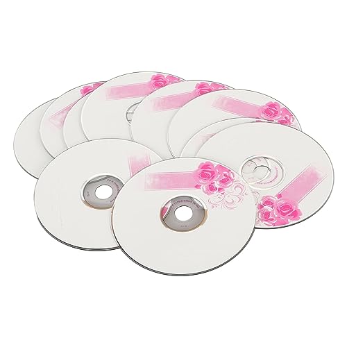 CD R Leere Discs, 52x 730 MB Aufnahmebereich CD Leere CDs Zum Speichern Digitaler Bilder Musikdaten (10PCS) von Keenso