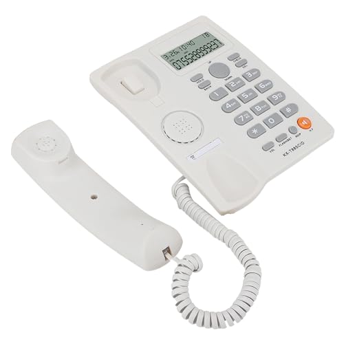 Caller ID Telefon Klare Klangstummel Funktion für Einen Sicher (White) von Keenso