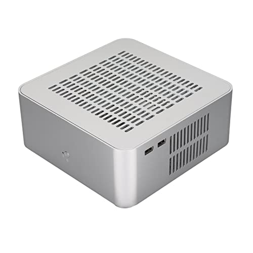 Desktop Computer Case Compact ITX Professionelles Design Aluminiumlegierung Material HTPC -Hülle für Heimvideocomputer, 1 Desktop Desktop Computer Case Compact ITX Professionelles Design Aluminiumlegierung Material HTPC -Hülle für Heimvideocomputer, 1 Desktop von Keenso