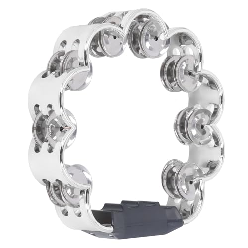 Doppelte Blumendesign -Drum mit Einem Klaren Klang für Die Präsentation Die Party, Spielzeugmusik für Kinder und Erwachsene (SILVER) von Keenso