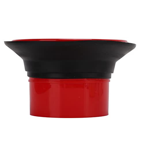 Drum Enhancer mit Öffnungsschützer Aufkleber - Kompakte Größe ABS GUMM MATERIAL BACS -Trommel Kick Boost Accessoires (Rot) von Keenso