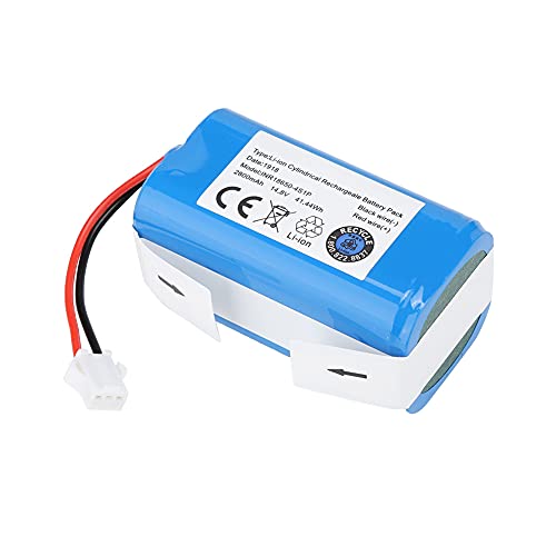 Ersatzbatterie für Roboter -Vakuum, Kompatibel mit Originalladegerät, ohne Speichereffekt, 2800 -mAh Staubsaugerbatterie von Keenso