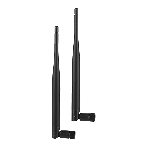 Externe Antenne für Drahtlose Netzkartenantenne mit Hoher Verstärkung mit Einem Starken Signaleffekt für WiFi -Router, Access Point Reparatur [Drahtlose LAN, WLAN -Router] (6DBI -Antenne) von Keenso