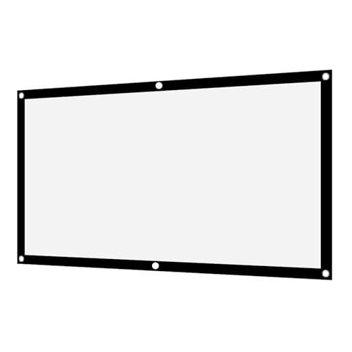 Falten Sie 16: 9 White Polyester-Projektionsbildschirm Langlebig Open-Air-Kino (60 Zoll) von Keenso