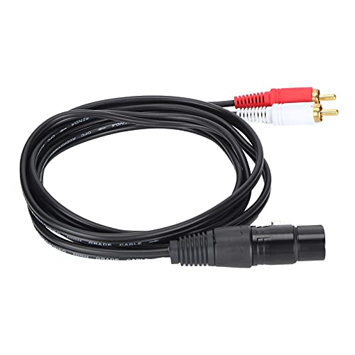 Flexible XLR -Kabel mit Mehrstrangem Kupferkupferkern - XLR Kabel für Ein Zweifaches Männliches Mikrofon für Aufnahmestudios, Equalizer 1,5 M PVC Körper Flexible XLR -Kabel mit Mehrstrangem Kupferkupferkern - XLR Kabel für Ein Zweifaches Männliches Mikrofon für Aufnahmestudios, Equalizer 1,5 M PVC Körper von Keenso