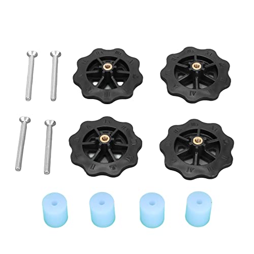 Gute Stabilität 3D -Drucker M4 Römisch -Zifferhand Handverdrehung/für Ender 5 Plus, Prusa I3 Plus, Anet A8, Wanhao D9 (Blau Schwarz) von Keenso