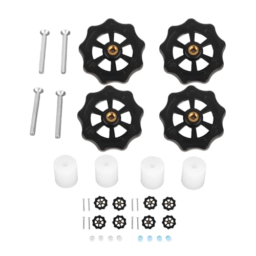 Gute Stabilität 3D -Drucker M4 Römisch -Zifferhand Handverdrehung/für Ender 5 Plus, Prusa I3 Plus, Anet A8, Wanhao D9 (Weiß und schwarz) von Keenso