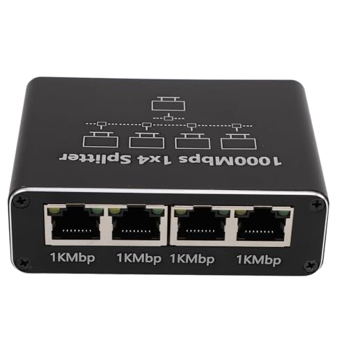 Hochgeschwindigkeit 1000 Mbit/s Ethernet -Splitter für CAT 6 7 8 Kabel, LAN -Splitteradapter für Mehrere Geräte, Steck und Spielnetzwerk Lösung Home/, Aluminiumlegierungskonstruktion Hochgeschwindigkeit 1000 Mbit/s Ethernet -Splitter für CAT 6 7 8 Kabel, LAN -Splitteradapter für Mehrere Geräte, Steck und Spielnetzwerk Lösung Home/, Aluminiumlegierungskonstruktion von Keenso