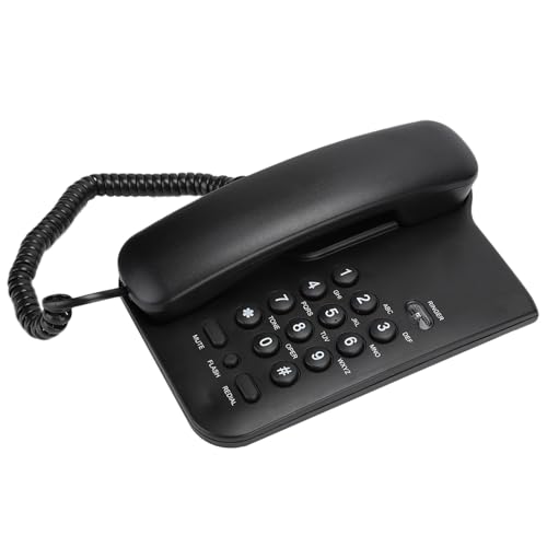 KX T3026CID Haltbares Telefon mit Zuverlässiger Leistung für Hotel in Schwarz, Weiß - UK Telefonlinie (Black) von Keenso