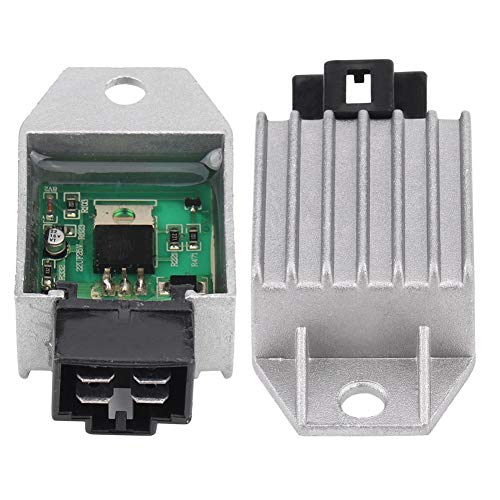 Keenso 4-Pin Stecker Regler Gleichrichter, 12V Regler Gleichrichter für 50cc bis 150cc ATV Moped Scooter von Keenso