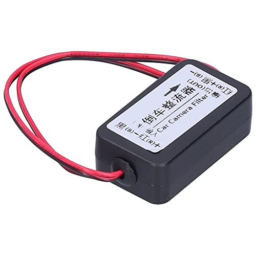 Keenso Auto Rückfahrkamera Signalfilter, Auto 12 V DC Leistungsrelais Kondensator Rückfahrkamera Filter Gleichrichter für Auto Rückfahrkamera (Für deutsche und amerikanische Autos) von Keenso