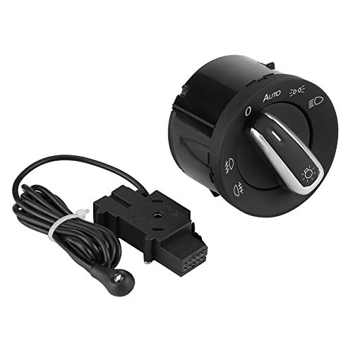 Keenso Auto Scheinwerfer Lichtmodul, Auto Scheinwerfer Lichtschalter und Sensor Modul Ersatz für MK5 Mk6, , B6 3C von Keenso
