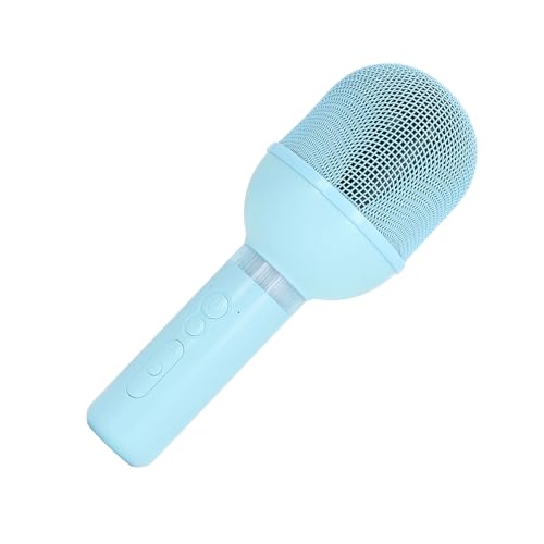 Keenso Drahtloses Mikrofon, Kabelloses Mikrofon, Tragbarer Hand-Karaoke-Mikrofon-Lautsprecher für den Heimgebrauch Im Freien von Keenso