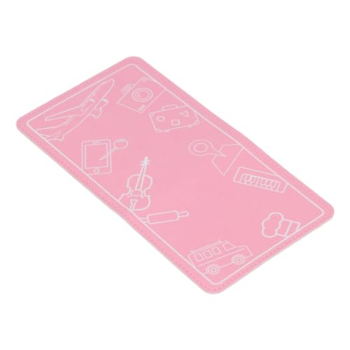 Keenso Flugzeug Telefonhalter Flexibler Faltbarer Tragbarer Stand für Hände Reise nach Hause Nutzung Eiter Material (PINK) von Keenso