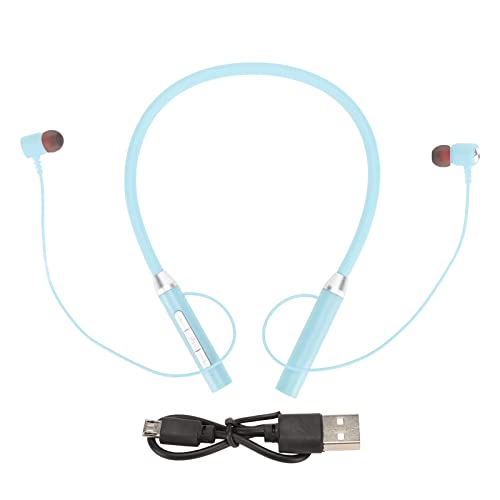 Keenso Halsband - -Ohrhörer, Drahtlose Kopfhörer mit Mikrofon Zum Laufen (Blue) von Keenso