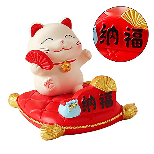 Keenso Lucky Cat Smartphone Stehen Niedliche Handfree Funktional für Auto Dashboard Home Office Desktop (Friedlich) (Glück) (Reichtum anziehen) (Viel Glück) von Keenso