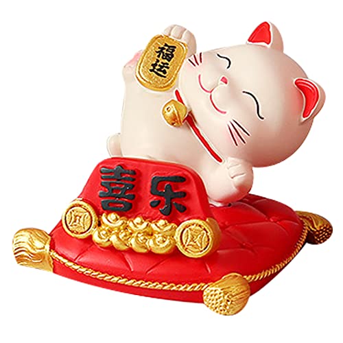 Keenso Lucky Cat Smartphone Stehen Niedliche Handfree Funktional für Auto Dashboard Home Office Desktop (Friedlich) (Glück) von Keenso