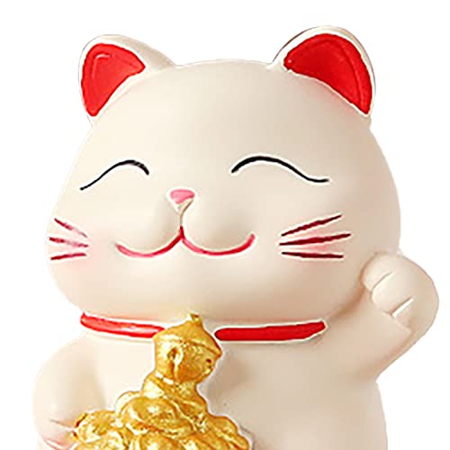 Keenso Lucky Cat Smartphone Stehen Niedliche Handfree Funktional für Auto Dashboard Home Office Desktop (Friedlich) von Keenso