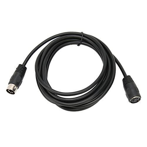 Keenso Midi -Verlängerung Audiokabel, 5 Pin 9,8ft DIN Männlichem Adapterkabel für Elektronisches Klavier Midi Gitarre von Keenso