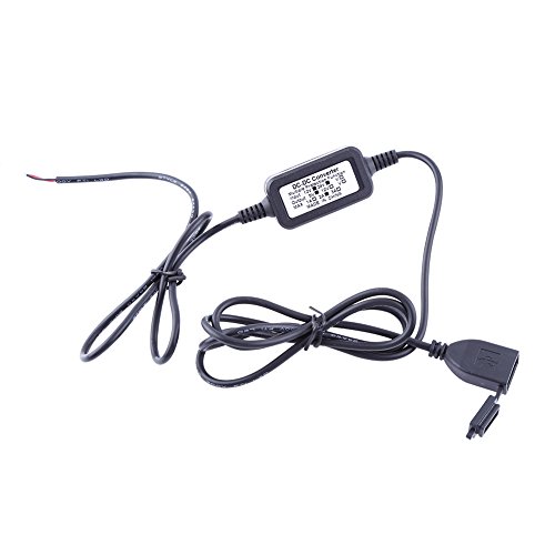 Keenso Motorrad USB Ladegerät, Motorrad Handy GPS USB Steckdose 12V / 24V zu 5V Transformator USB Konverter USB Ladegerät für Handy MP3 MP4 Auto GPS von Keenso