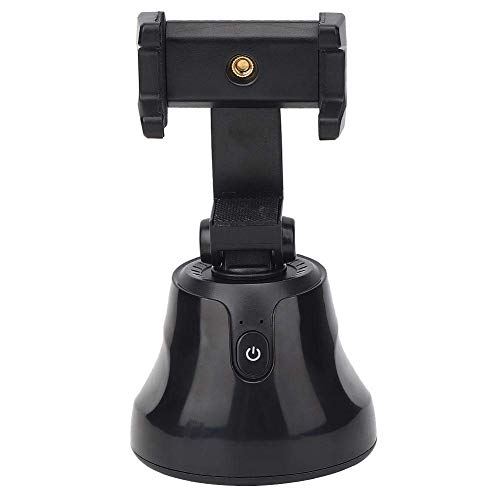 Keenso Outdoor Selfie Stick, ABS Tragbares Outdoor 360 Panorama-Gesicht zur automatischen Identifizierung nach der Aufnahme Rotation Tracking Selfie Stick(Schwarz) von Keenso