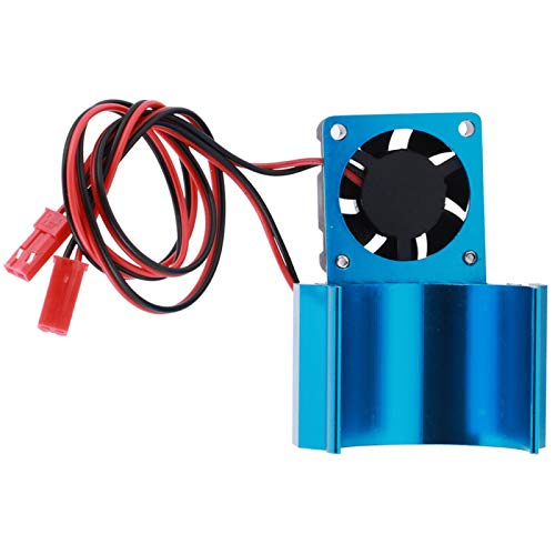 Keenso RC Motor Kühlkörper, Modell 540/550 Bürstenmotor 3650/3660 Bürstenloser Motor für 1/10 RC Auto(Blau) von Keenso