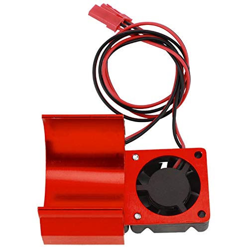 Keenso RC Motor Kühlkörper, Modell 540/550 Bürstenmotor 3650/3660 Bürstenloser Motor für 1/10 RC Auto(rot) von Keenso