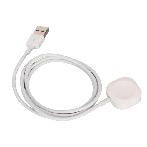 Keenso Tragbares Watch -Ladegerät USB Magnetic Wireless Ladekabel für 8 7 6 5 4 3 2 1 SE, Robustes und Zuverlässiges Ladegerät für Smartwatch (WHITE) von Keenso