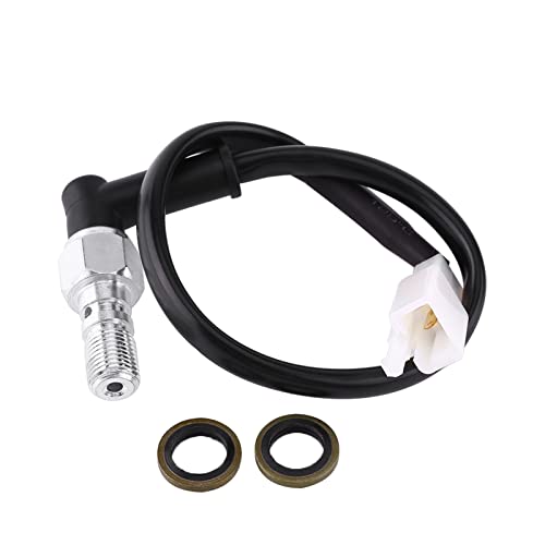 Keenso Universal Motorrad Hinten Hydraulische Bremsdruck Lichtschalter, 10x1,25mm 10x1mm für Motorrad Roller Moped Dirt Pit Bike ATV(10 * 1.25MM) von Keenso