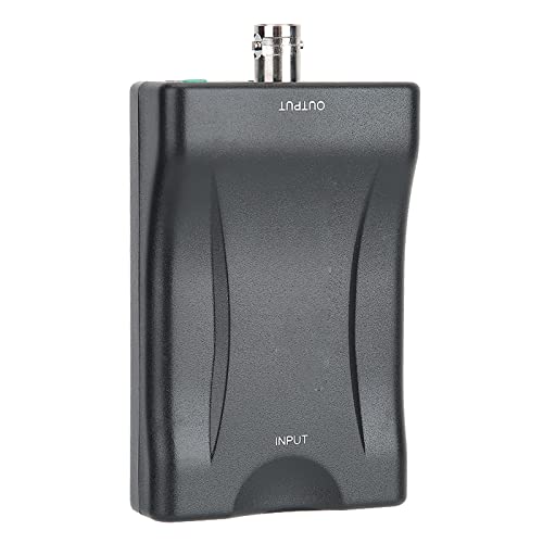 Keenso Zum BNC -Videoadapter für DVD -Rekorder Digitaler Signalwandler für Reguläre TV und VHS Aufnahmen (schwarz, 1 Stück) von Keenso