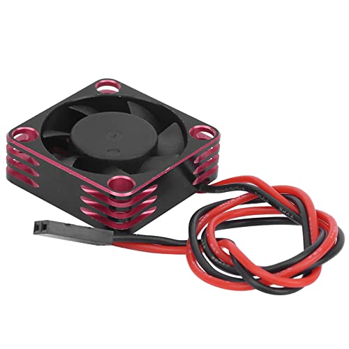 Kühlventilator aus Aluminium, 28.000 U/min, für Motorzubehör, RC540, klein, leicht, (rot) von Keenso