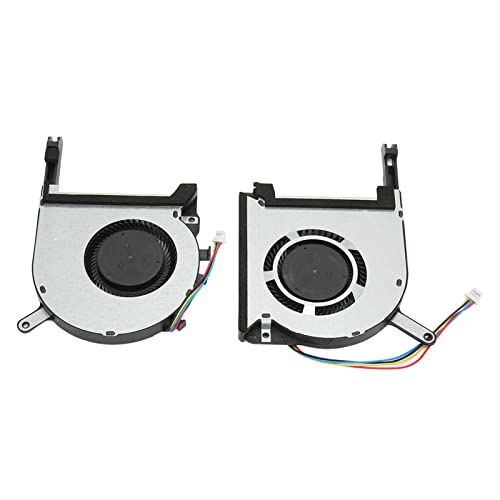 Laptop -Kühllüfter, 4 -Stift -Stromanschluss Gute Wärme Dissipation Kleiner Leichter Kühlventilator Ersatz für FX506IU FA506IH (CPU- und GPU-Lüfter) von Keenso