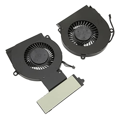 Laptop -Kühlventilator -Lüfterersatz für für OMEN 15 DC L30204 001 L29354 001 DC 5V 0,5A 4 Pin Professioneller Laptop -Kühllüfter (CPU- und GPU-Lüfter) von Keenso