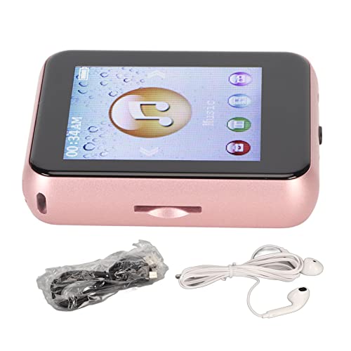 MP3 - -Player, HiFi Lustlessess 1,8 -Zoll -Touchscreme -Unterstützung 8G MP3 -Player mit Lautsprecher Electronic Book (Roségold) von Keenso