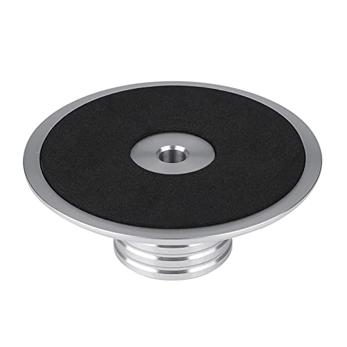Metall -Rekord -Stabilisator Gewichtsklemme, Geringes Gewicht, Reduzierung der Vibration, für Spieler, CD Player, Lautsprecher, Aluminiumdruckstadt (Silver) von Keenso