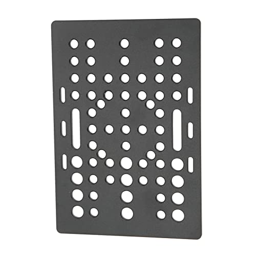 Schwarz Anodized Selbtritter Aluminium Hochfestes Gantry -Board, Drucker Linear Universell für Mahlmaschine, CNC -Drehmaschine (Planke) von Keenso