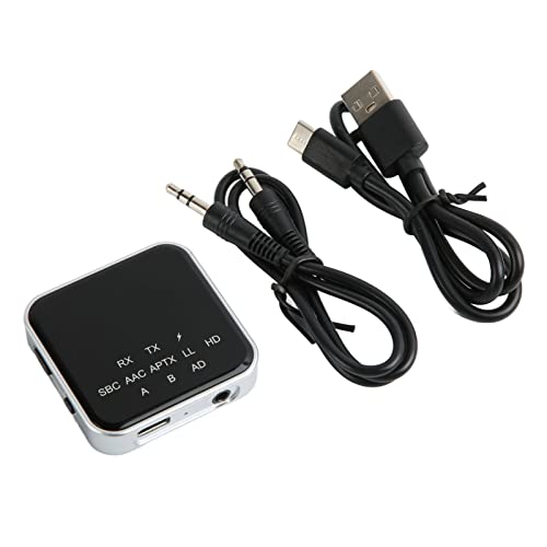 Senderempfänger Dual -Modus 5.2 Adapter für TV -PC, Doppelverbindung für Headsets, Drahtlose Adapter Kabel Kopfhörer von Keenso